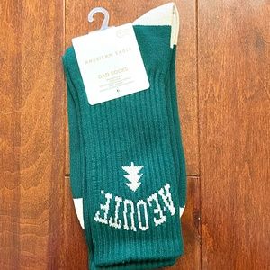 NWT American Eagle Pine Tree Dad Socks